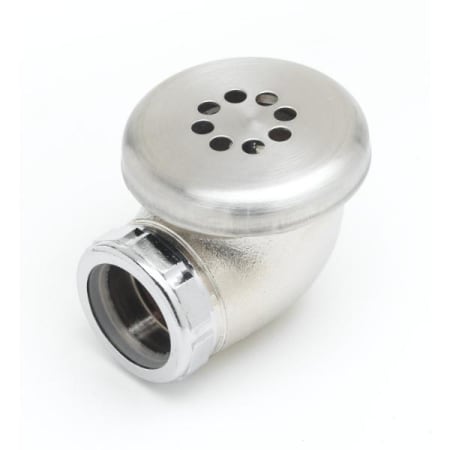 T and S Brass Overflow Head Assembly, Chrome-Plated Brass Body & S'Steel Strainer Face Stainless Steel