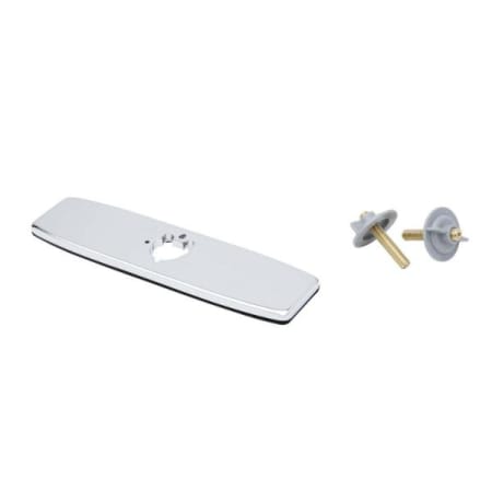 T and S Brass 10" Escutcheon Plate Chrome Plated