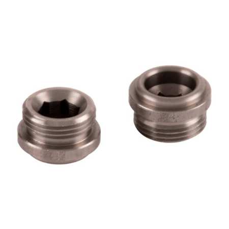 T and S Brass B-1100 S'Steel Removable Seats (Set of 2) Polished Chrome