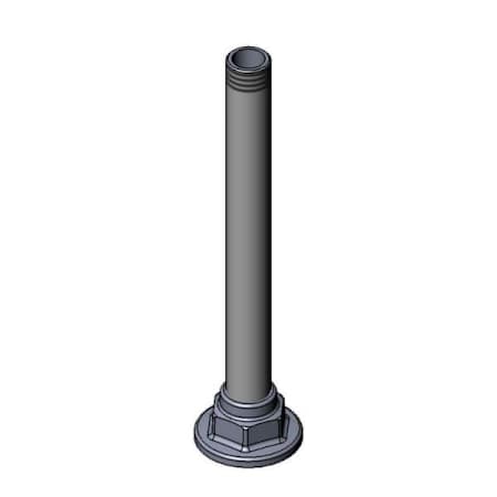 T and S Brass B-1222 8" Pedestal & Flange Assembly Polished Chrome