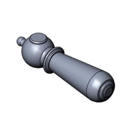T and S Brass Decorative Club Handle, Blank Polished Chrome