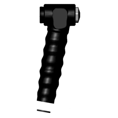 T and S Brass Push-Button Spray Valve for Combi-Oven Hose Reel Black