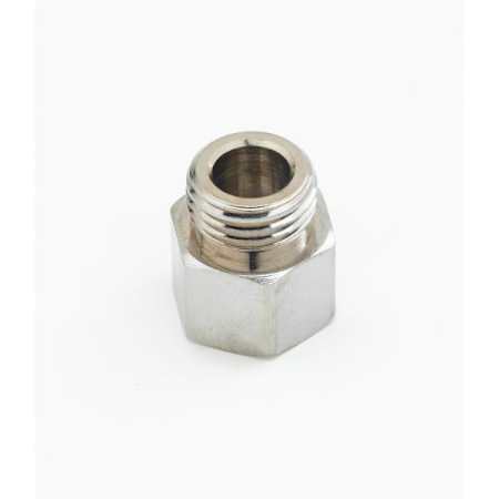 T and S Brass 3/8"NPT Female x 3/4-14UN Male Adapter Chrome