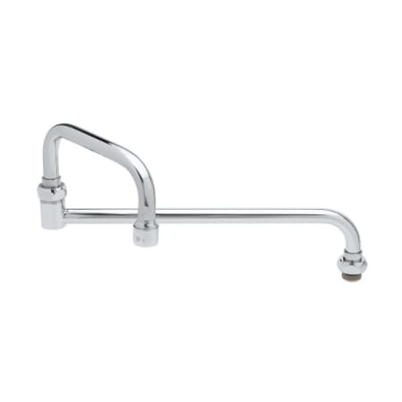 T and S Brass Double Joint Swing Nozzle, 12" Back Section, 6" Front Section, 18" Overall Length Chrome
