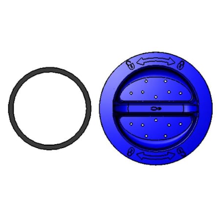 T and S Brass B-0108-H High-Flow Spray Face Repair Kit (Not Intended for USA/Canada Pre-Rinse Applications) Blue