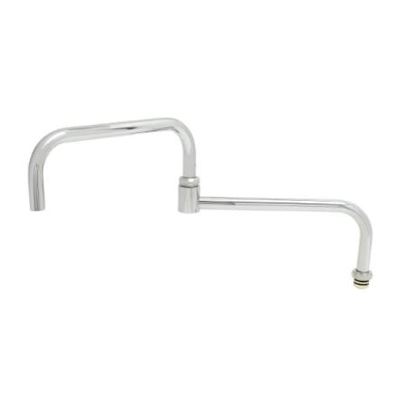 T and S Brass Big-Flo 24" Double Joint Swing Nozzle Polished Chrome