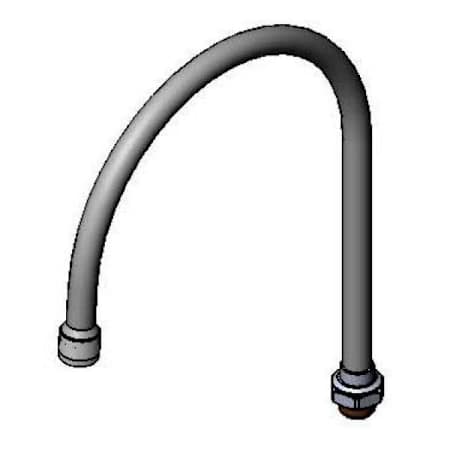T and S Brass 135X with B-0199-21 Laminar Control Device Polished Chrome