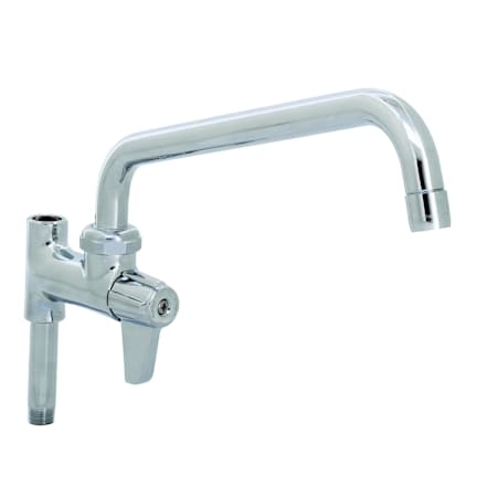 T and S Brass 4.52 GPM 10" Add-On Faucet with Ceramic Cartridge Chrome