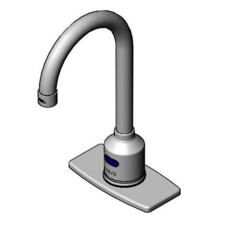 T and S Brass Equip 1.50 GPM Single Hole Bathroom Faucet Chrome Plated