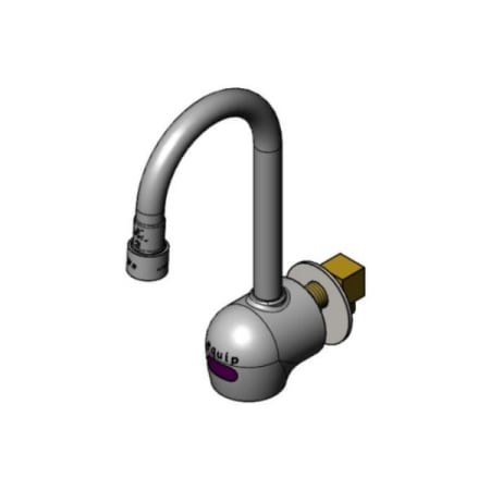 T and S Brass 2.2 GPM Wall Mounted Single Hole Bathroom Faucet Chrome