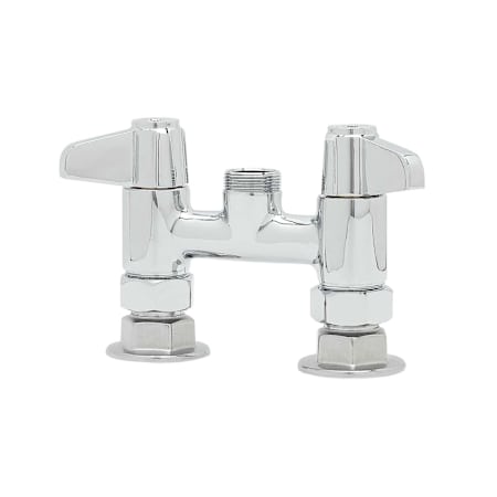 T and S Brass 4" Deck Mounted Utility Faucet with Lever Handles - Less Spout N/A