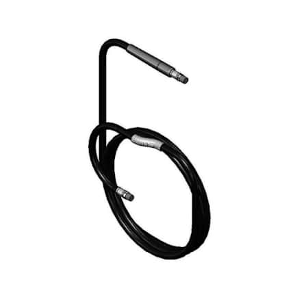 T and S Brass 3/8" x 50' Equip Hose, Black, Medium Pressure REF: Equip 5HR-242 Hose Reels N/A