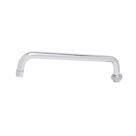T and S Brass Equip 12" Swing Nozzle with 2.2 gpm Aerator Chrome Plated