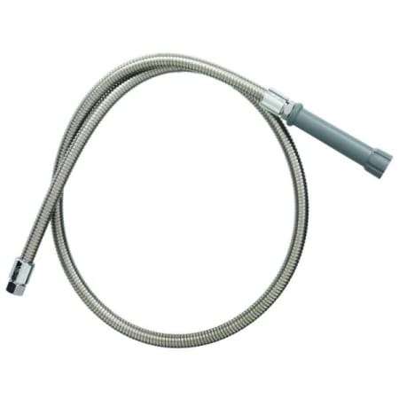 T and S Brass Hose, 44" Flexible Stainless Steel (Gray Handle) Stainless Steel
