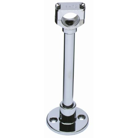 T and S Brass 6" Wall Bracket Assembly for 1/2" Riser Pipe, Mounting Hardware Included Chrome