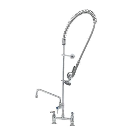 T and S Brass Pre-Rinse 8" Deck Mounted Food Service Faucet Chrome Plated