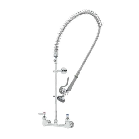 T and S Brass EasyInstall Pre-Rinse, B-0107, Wall Bracket, Accessory Fitting Tee Chrome