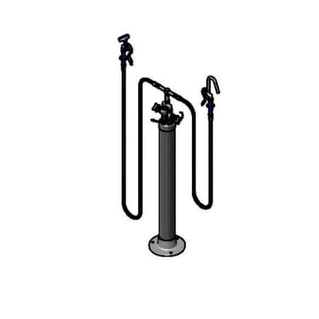 T and S Brass 2.68 GPM Single Hole Pot Filler Chrome Plated