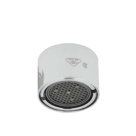 T and S Brass Laminar Flow Outlet, 2.2 GPM, 55/64-27UN Female Threads Chrome