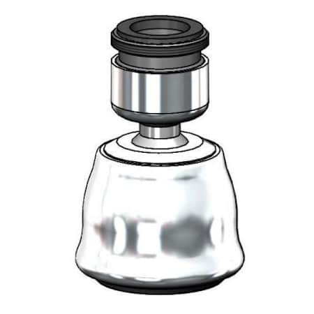 T and S Brass 2.2 GPM Replacement Faucet Aerator Polished Chrome