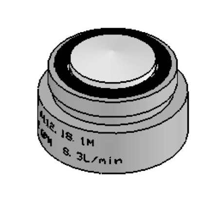 T and S Brass 2.2 GPM Replacement Faucet Aerator Polished Chrome