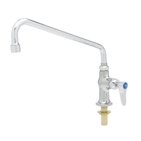 T and S Brass Single Handle Deck Mounted Food Service Faucet Chrome Plated