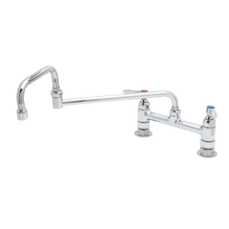 T and S Brass 19.50 GPM Widespread Pot Filler Chrome Plated