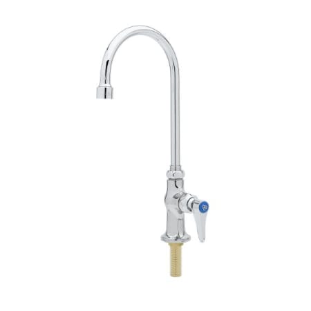 T and S Brass Single Handle Deck Mounted Food Service Faucet Chrome Plated