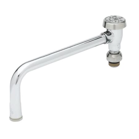 T and S Brass Nozzle, Swivel, Vacuum Breaker, 8-5/8" Spread, 3-11/16" Height Polished Chrome