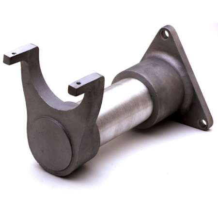 T and S Brass Wall Support for Knee Action Valve, Aluminum, 12" From Wall to Valve Aluminum