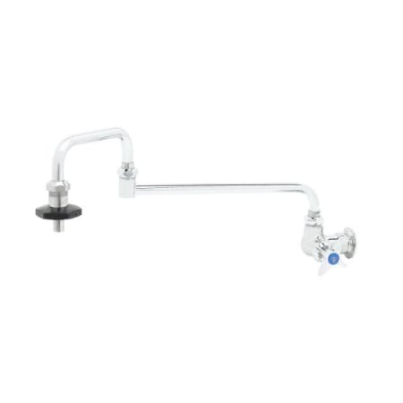 T and S Brass 4.02 GPM Wall Mounted Single Hole Pot Filler Chrome