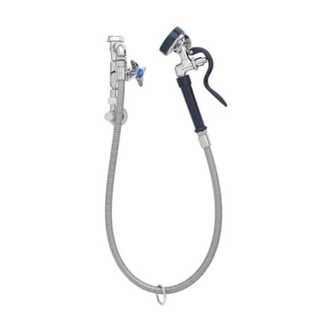 T and S Brass Single Handle Bedpan Washer Chrome