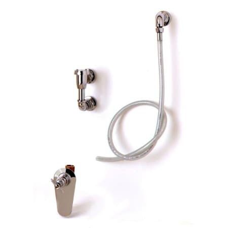 T and S Brass Single Handle Bedpan Washer Chrome