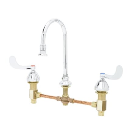 T and S Brass 2.20 GPM Widespread Bathroom Faucet Chrome Plated