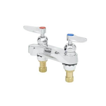 T and S Brass 0.5 GPM Centerset Bathroom Faucet Chrome Plated