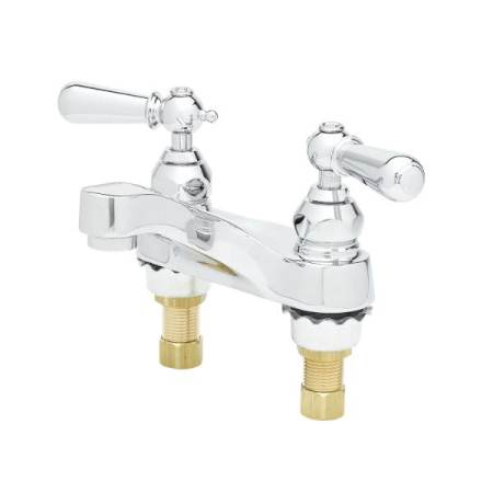 T and S Brass 2.20 GPM Centerset Bathroom Faucet Chrome Plated