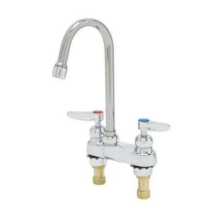 T and S Brass 2.20 GPM Centerset Bathroom Faucet Chrome Plated