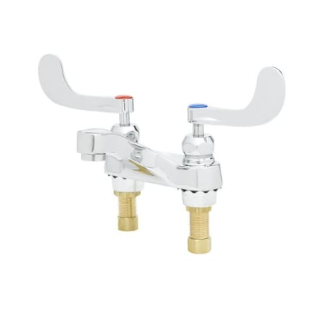 T and S Brass 0.5 GPM Centerset Bathroom Faucet Chrome Plated
