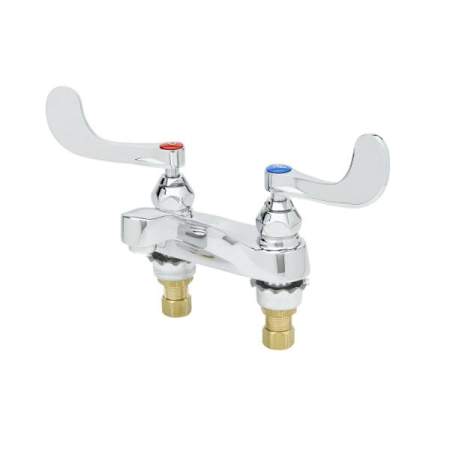 T and S Brass 1.20 GPM Centerset Bathroom Faucet Chrome Plated