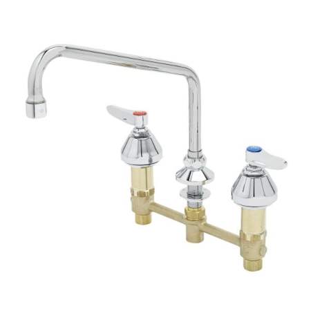 T and S Brass 2.20 GPM Widespread Bathroom Faucet Chrome Plated
