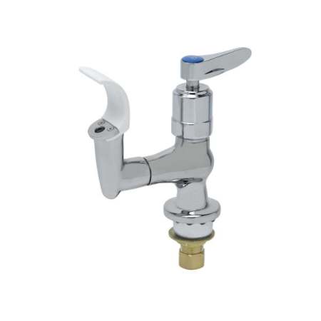 T and S Brass Bubbler, Flexible Mouth Guard, Fast Self-Closing, Lever Handle with VR Screw Chrome