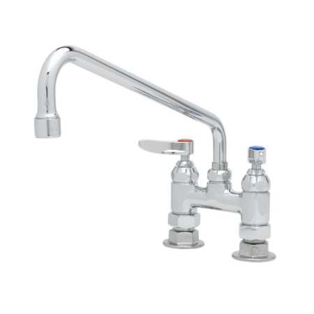 T and S Brass 17.9 GPM Widespread Pot Filler Chrome Plated