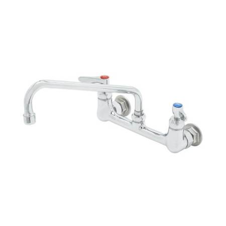 T and S Brass 10.26 GPM Wall Mounted Widespread Pot Filler Chrome Plated