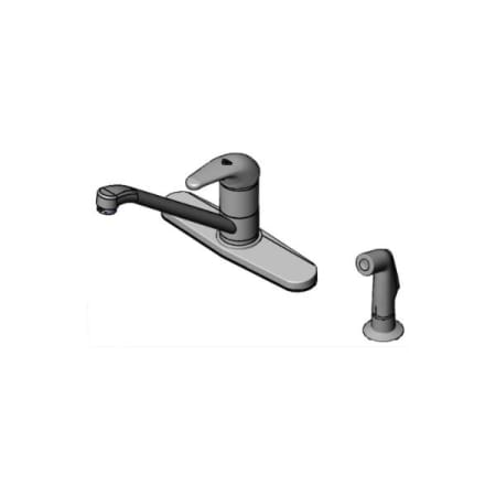 T and S Brass 1.5 GPM Standard Kitchen Faucet Chrome