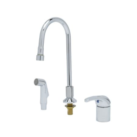 T and S Brass 2.2 GPM Widespread Kitchen Faucet Chrome