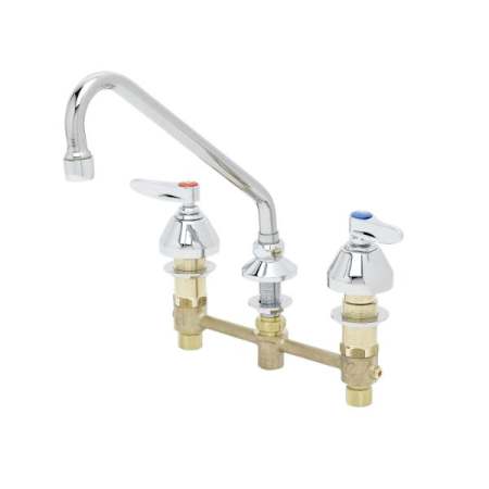 T and S Brass 2.20 GPM Widespread Bathroom Faucet Chrome Plated