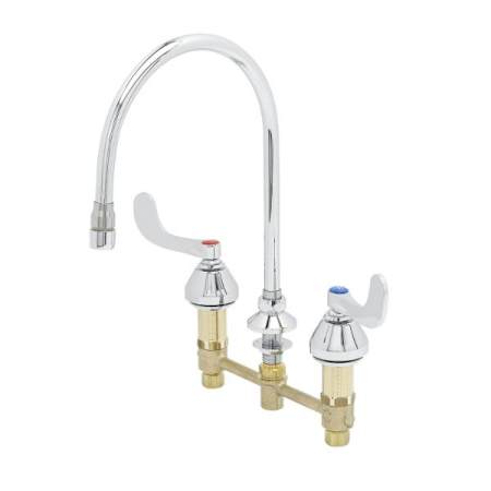 T and S Brass 1.50 GPM Widespread Bathroom Faucet Chrome Plated
