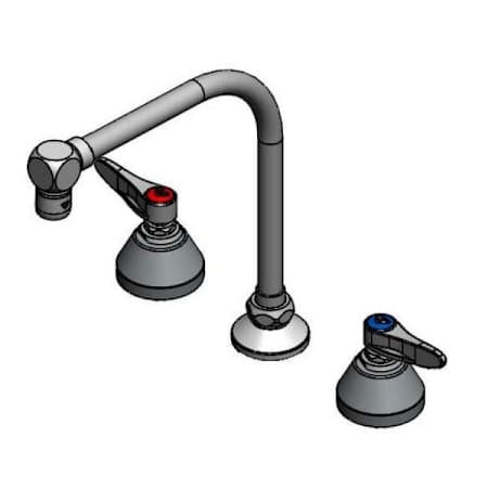 T and S Brass 2.20 GPM Widespread Bathroom Faucet Chrome Plated