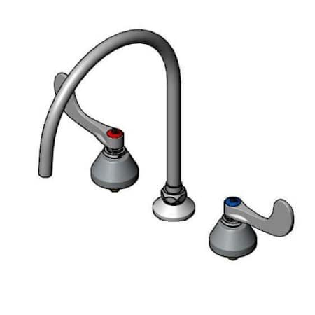 T and S Brass 1.50 GPM Widespread Bathroom Faucet Chrome Plated