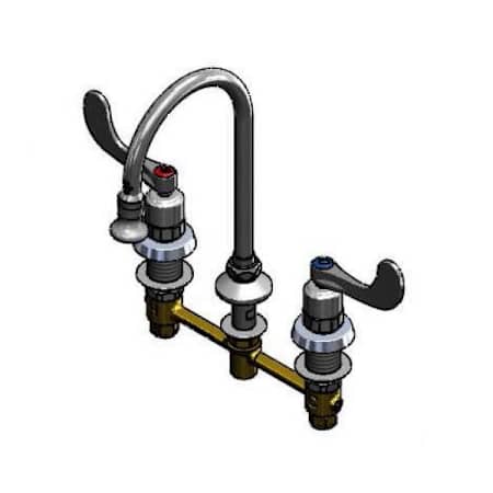 T and S Brass 2.20 GPM Widespread Bathroom Faucet Chrome Plated